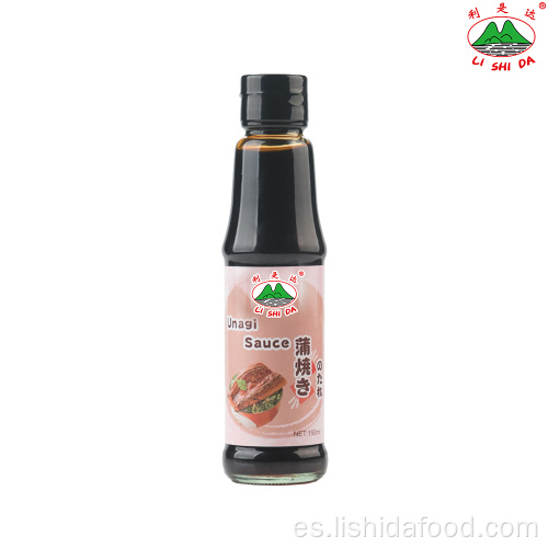 Botella de mesa de vidrio 150ml Salsa Unagi